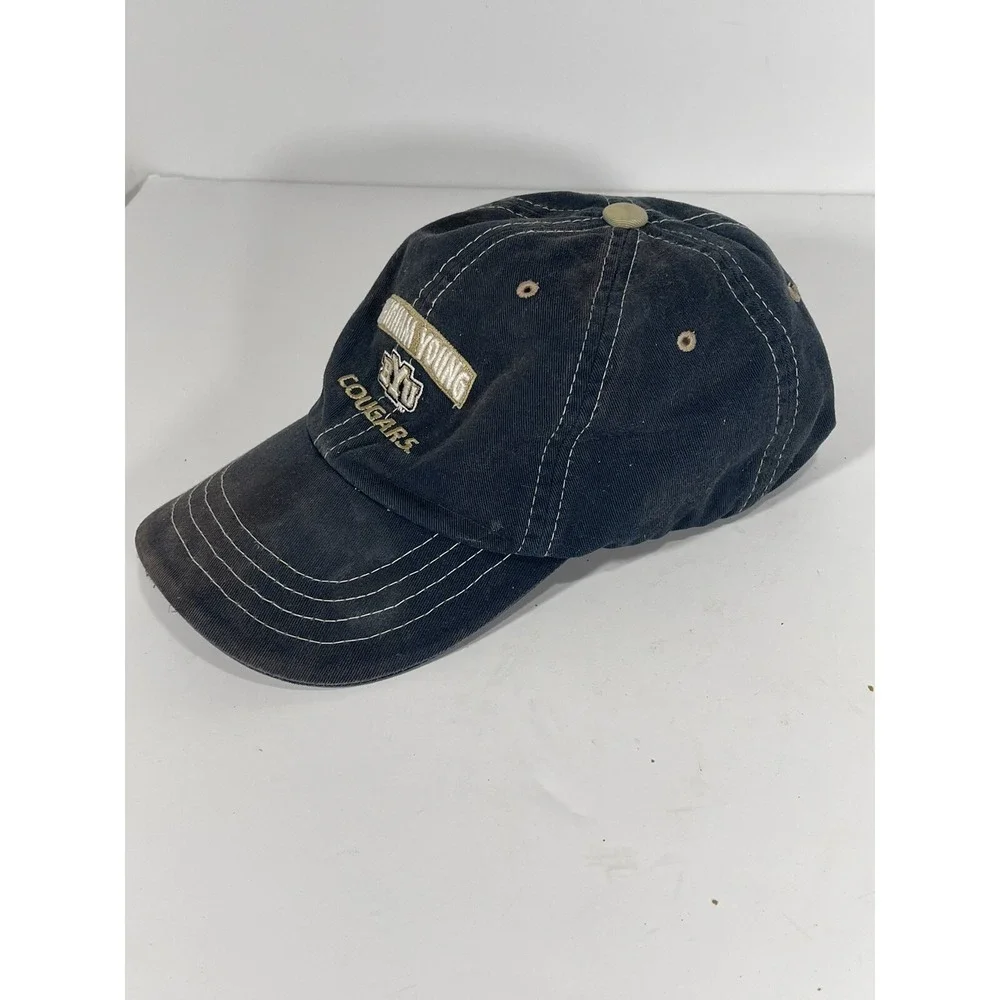 Zephyr BYU Cougars Hat Mens Navy Blue‎ NCAA Embroidered Adjustable Baseball Cap